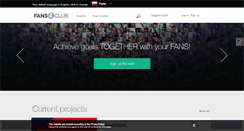 Desktop Screenshot of fans4club.com